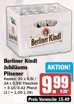 BERLINER KINDL Jubiläums
Pilsener