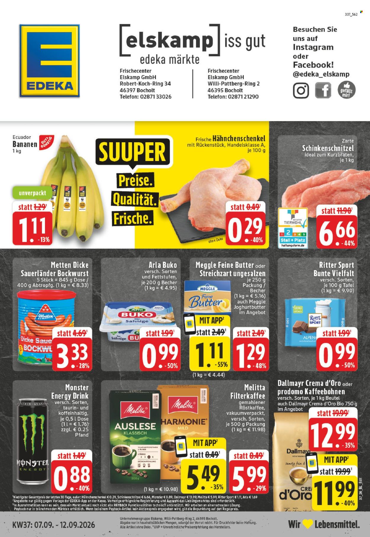 Edeka Prospekte  - 7.09.2026 - 12.09.2026. Seite 1