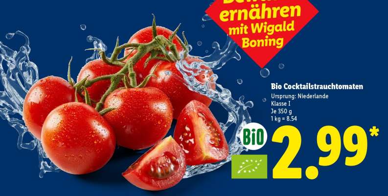 Bio Cocktailstrauchtomaten