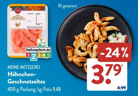 MEINE METZGEREI Hähnchen-geschnetzeltes