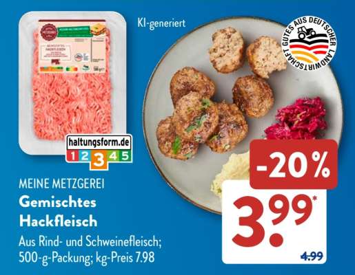 MEINE METZGEREI Gemischtes Hackfleisch