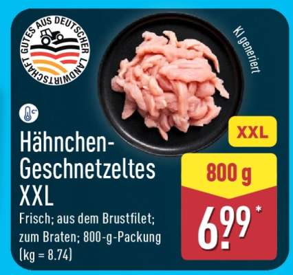 Hähnchen-Geschnetzeltes XXL