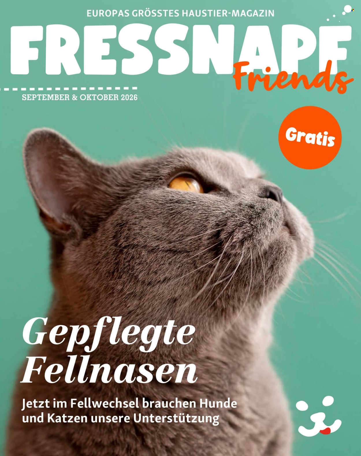 Fressnapf Prospekte  - 1.09.2026 - 31.10.2026. Seite 1