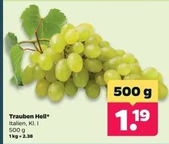 Trauben hell