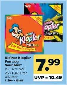 Kleiner Klopfer Fun oder Sour Mix