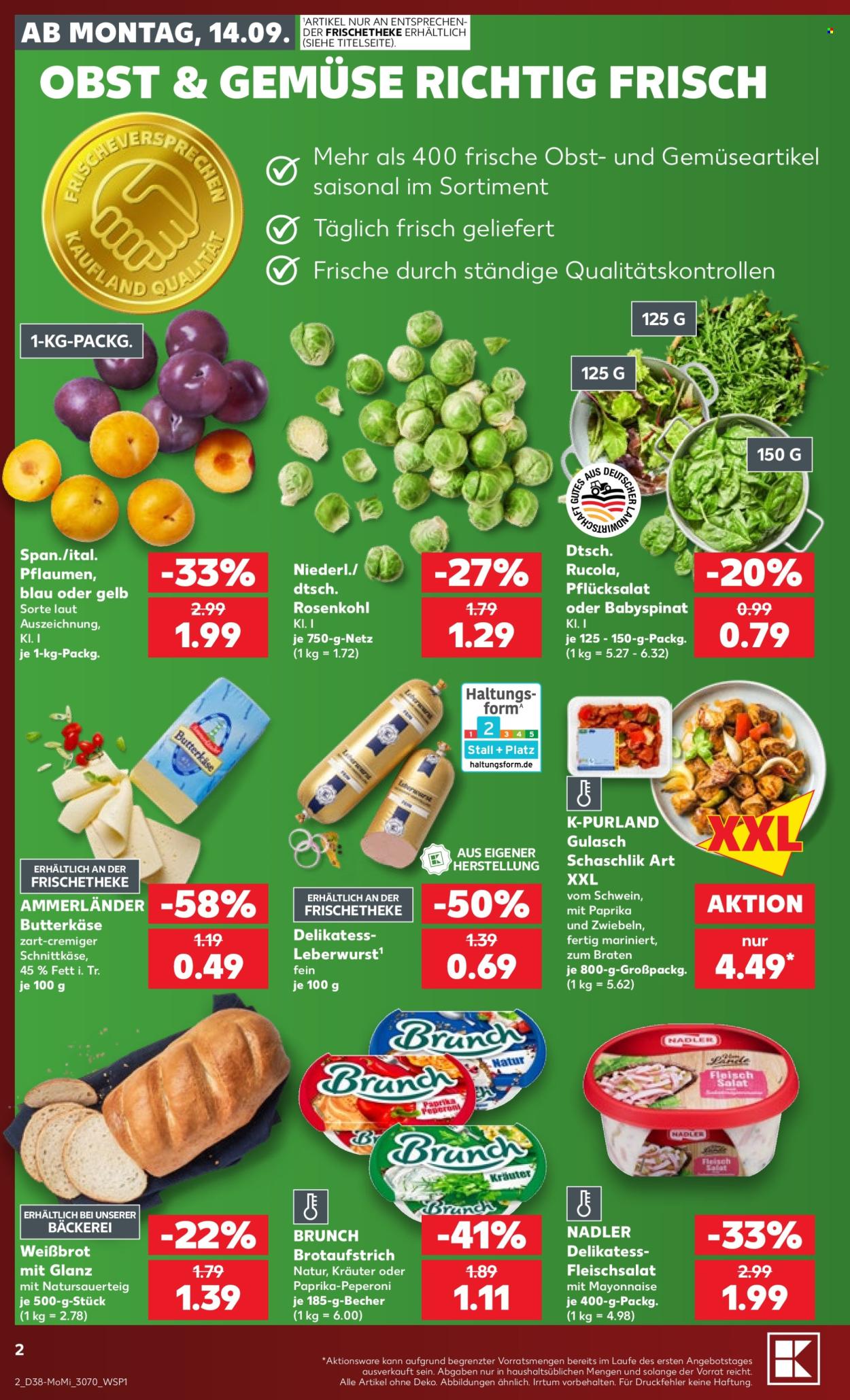 Kaufland Prospekte  - 14.09.2026 - 16.09.2026. Seite 2