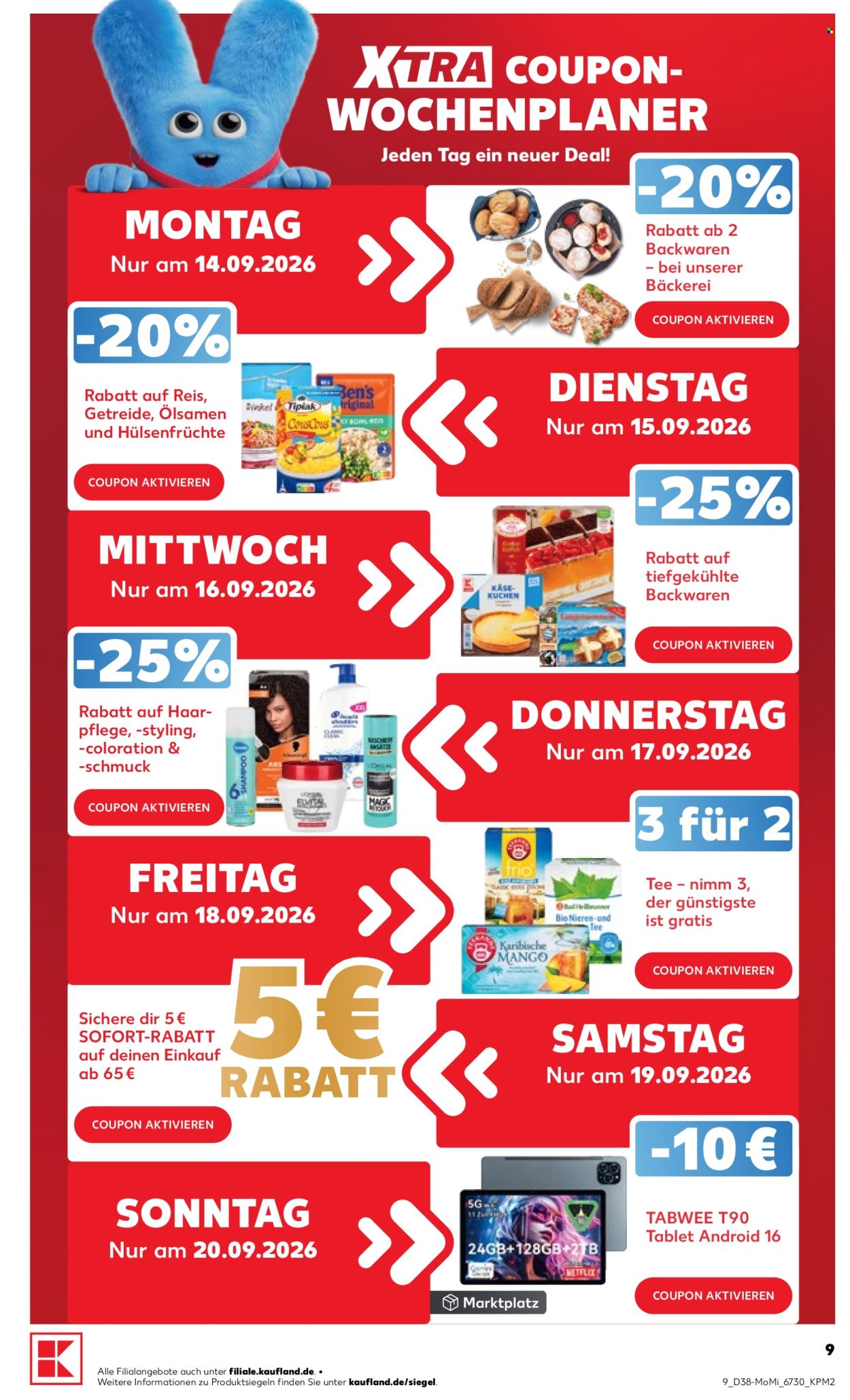 Kaufland Prospekte  - 14.09.2026 - 16.09.2026. Seite 9