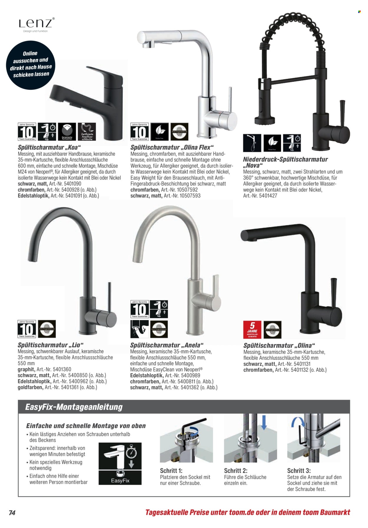 toom Baumarkt Prospekte  - 10.09.2026 - 28.02.2027. Seite 74