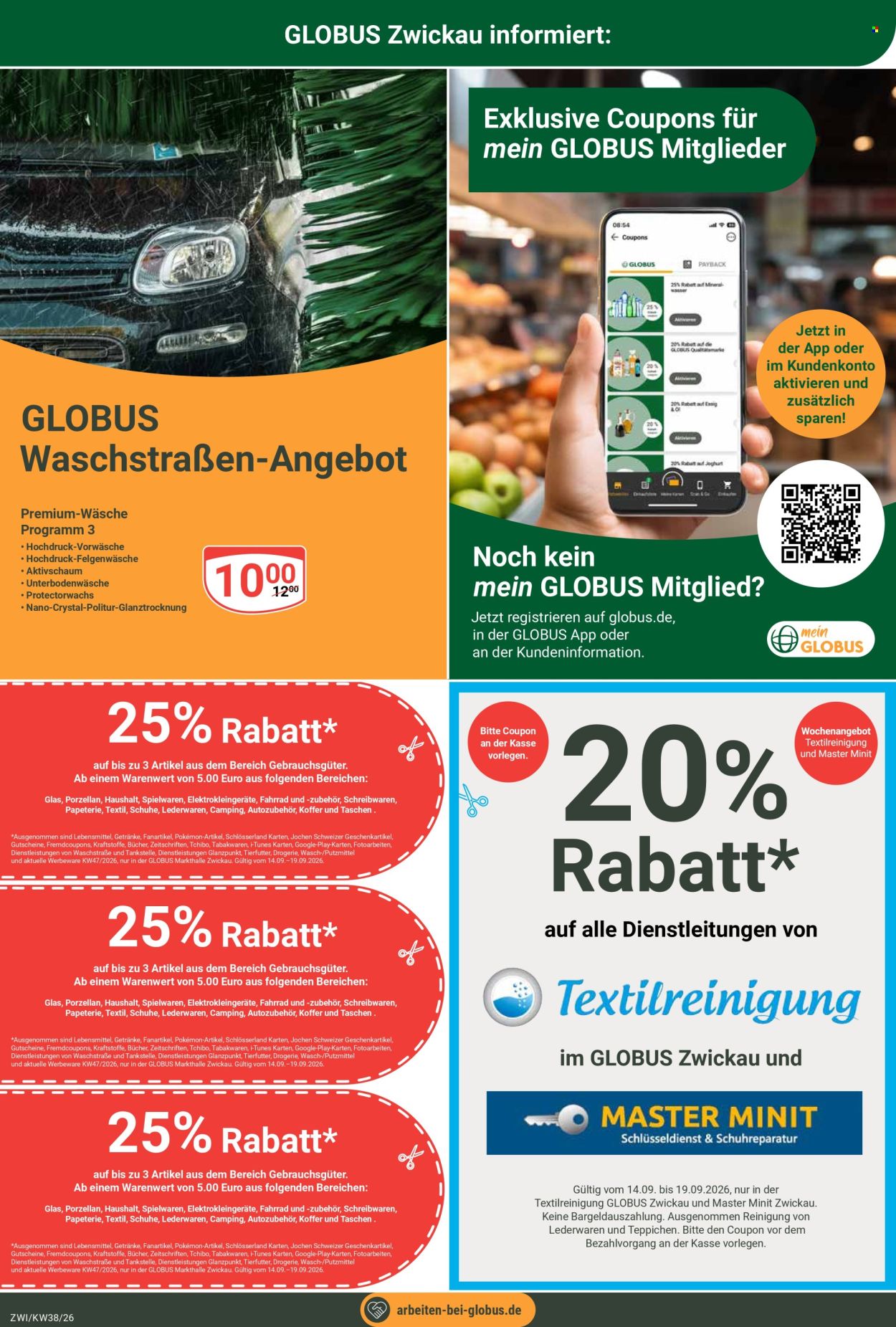 Globus Prospekte  - 14.09.2026 - 19.09.2026. Seite 34