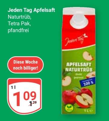 Jeden Tag Apfelsaft