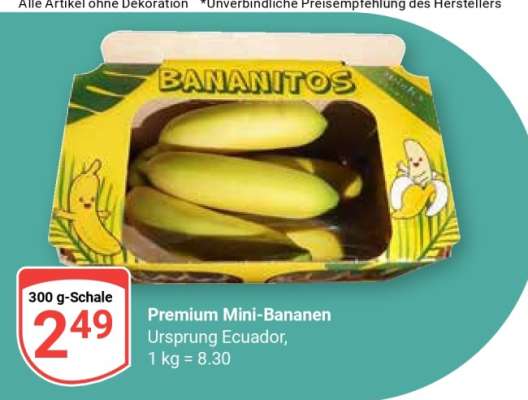 Premium Mini-Bananen