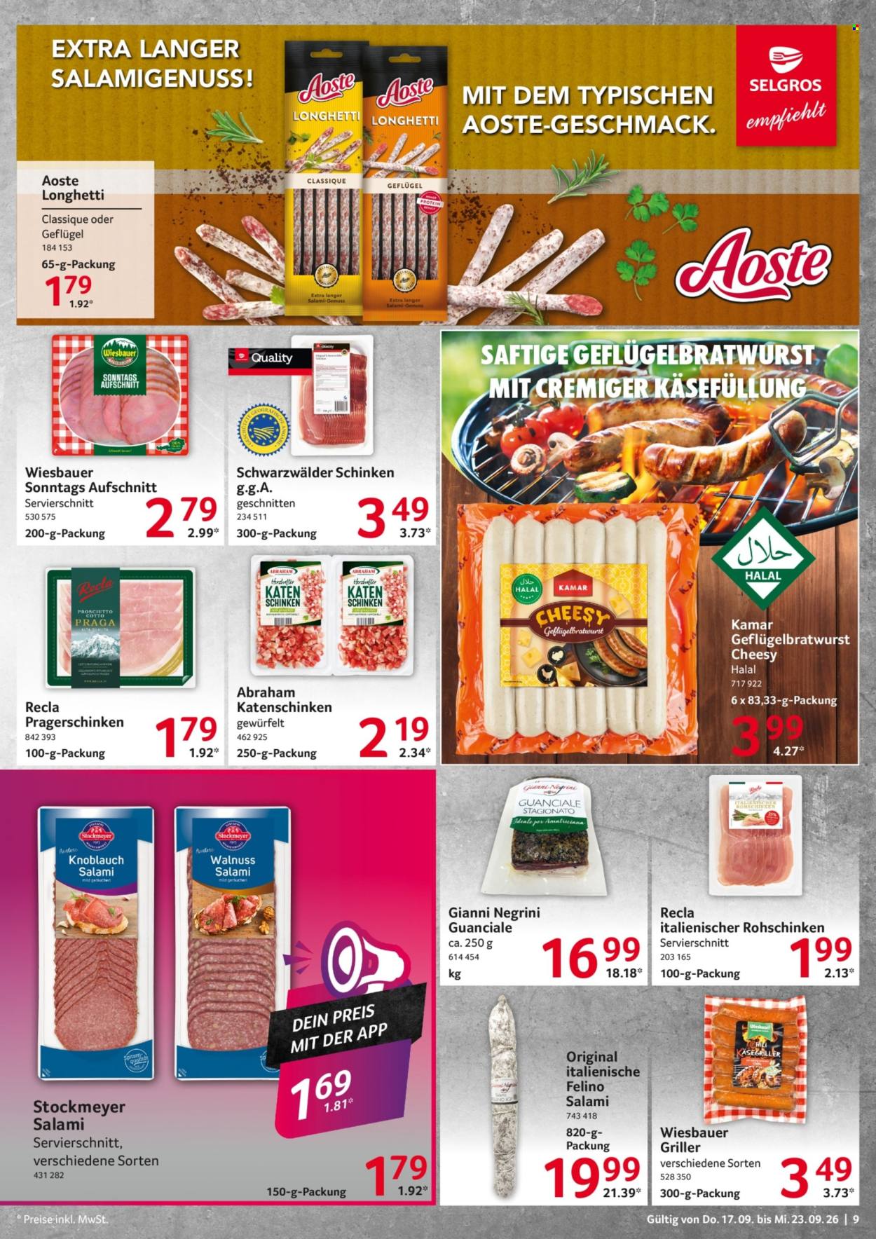 Selgros Prospekte  - 17.09.2026 - 23.09.2026. Seite 9