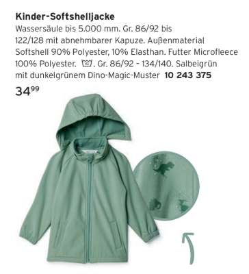 Kinder-Softshelljacke