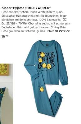 Kinder-Pyjama SMILEYWORLD