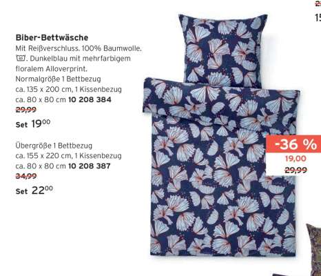 Biber-Bettwäsche