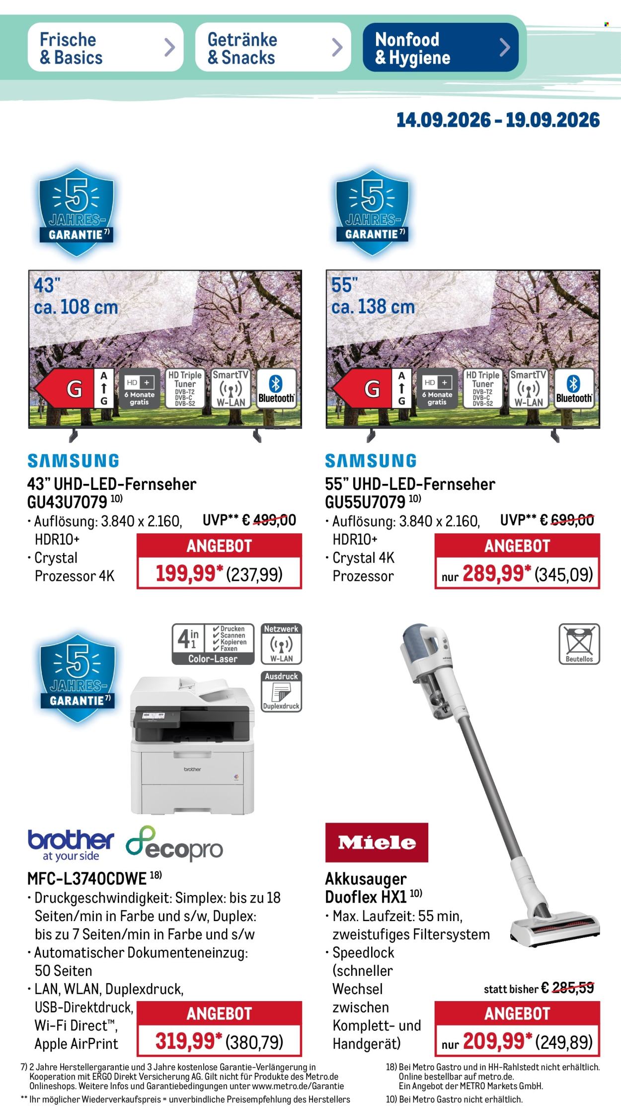 Metro Prospekte  - 14.09.2026 - 19.09.2026. Seite 12