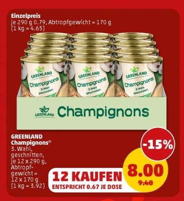 GREENLAND Champignons