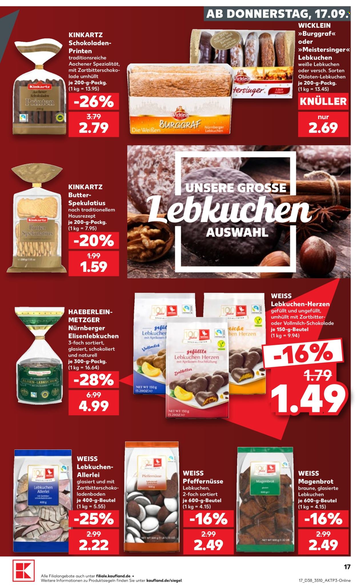 Kaufland Prospekte  - 17.09.2026 - 23.09.2026. Seite 17