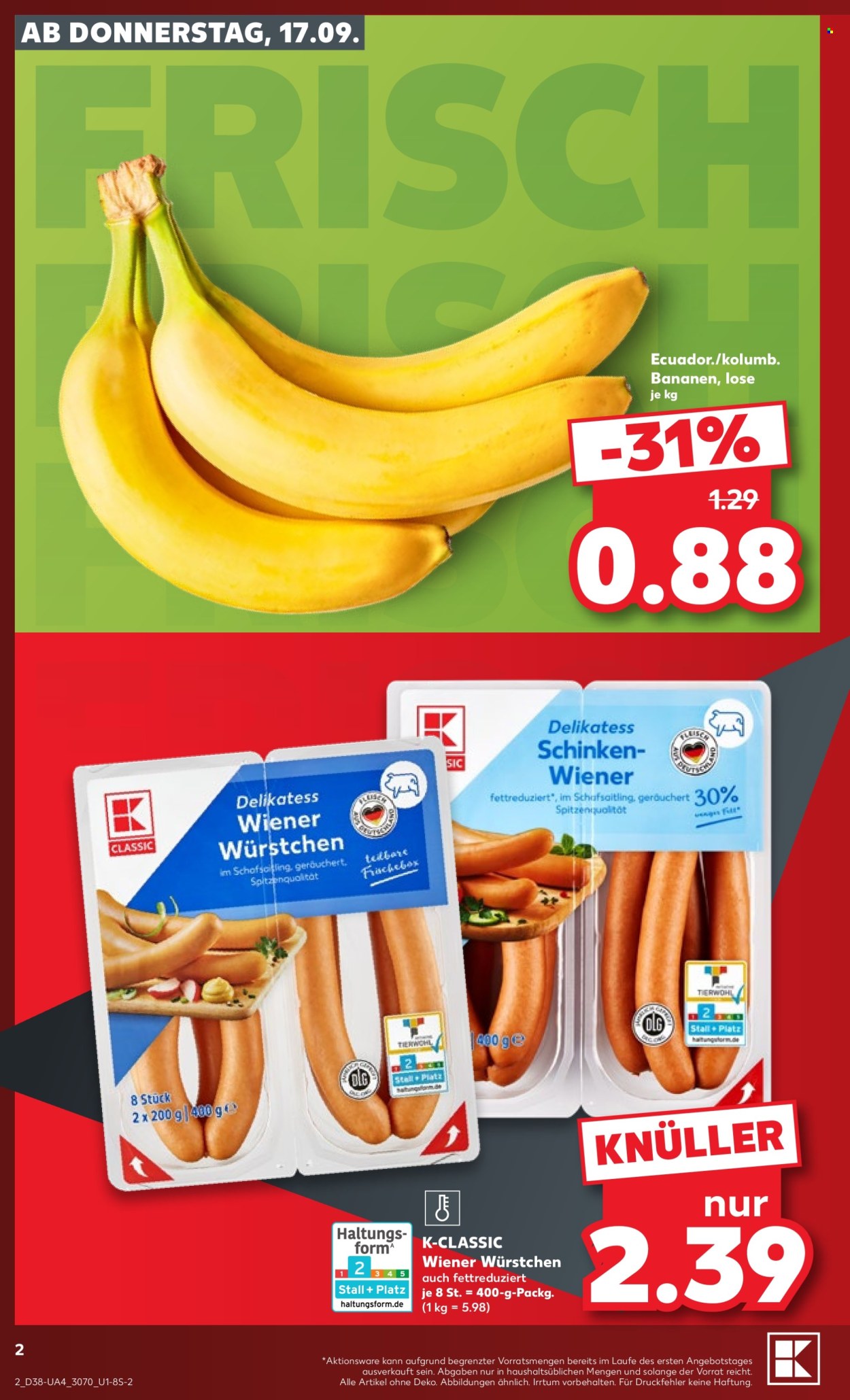Kaufland Prospekte  - 17.09.2026 - 23.09.2026. Seite 2