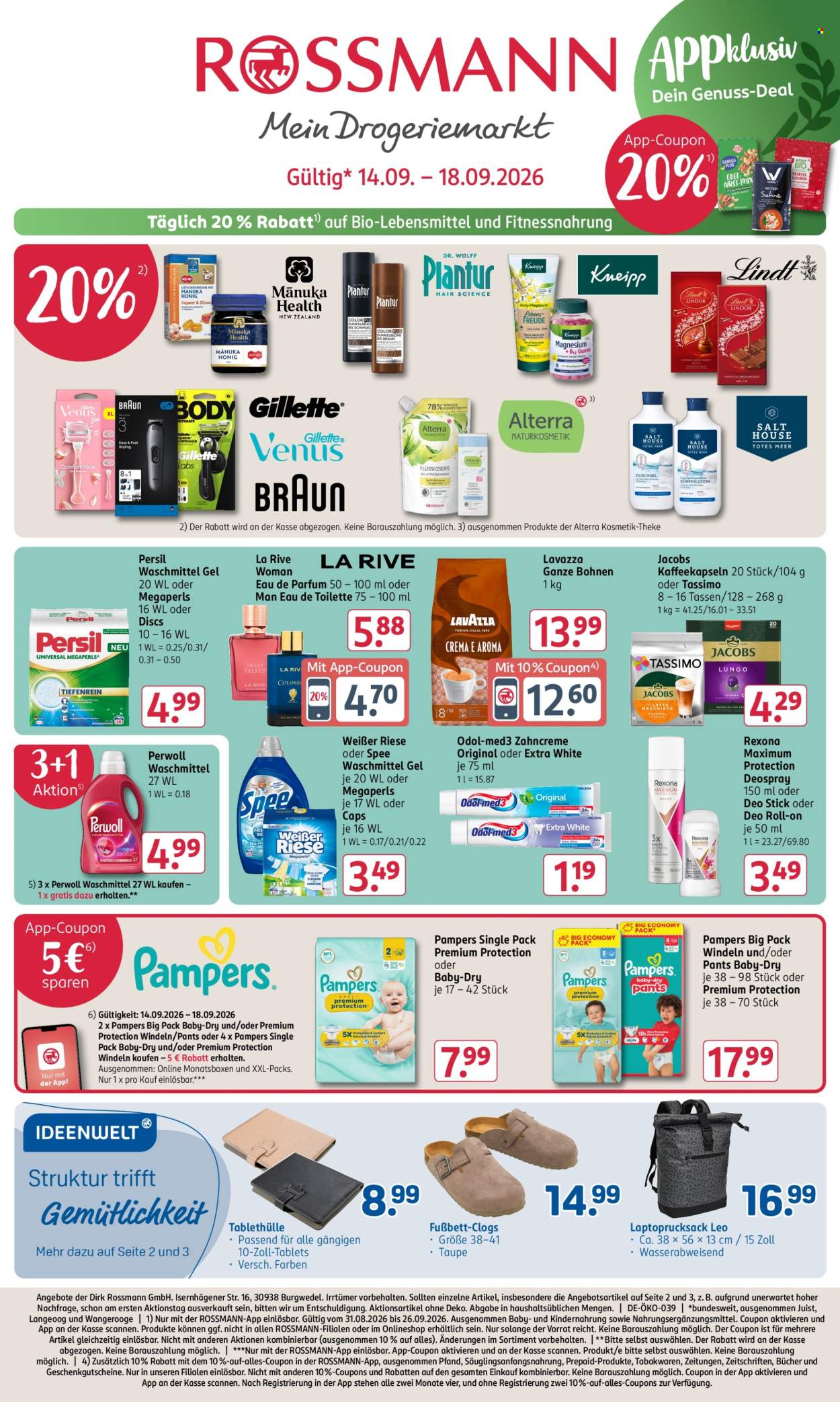 Rossmann Prospekte  - 14.09.2026 - 18.09.2026. Seite 1