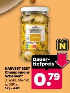 HARVEST BEST Champignons Scheiben