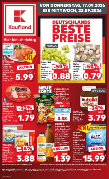 Prospekte Kaufland - 17.09.2026 - 23.09.2026.