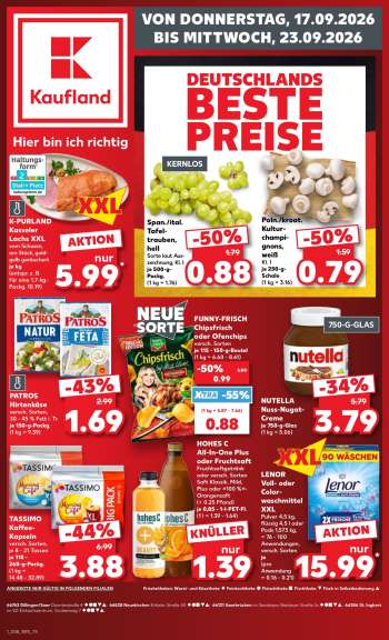 Prospekte Kaufland - 17.09.2026 - 23.09.2026.