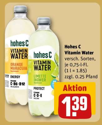 HOHES C Vitamin Water