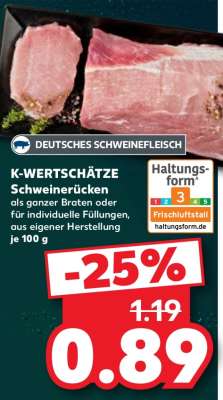 K-WERTSCHÄTZE Schweinerücken