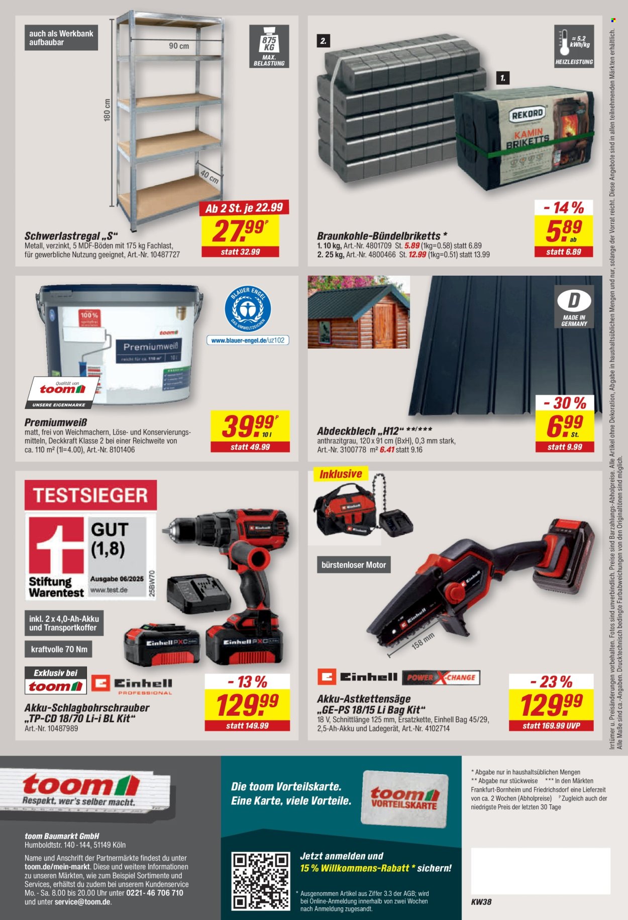 toom Baumarkt Prospekte  - 14.09.2026 - 26.09.2026. Seite 30