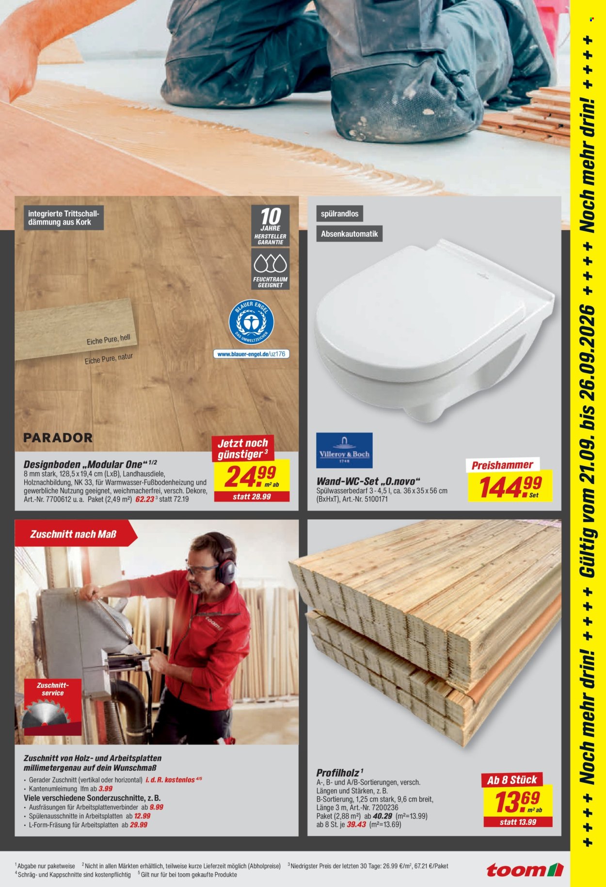 toom Baumarkt Prospekte  - 21.09.2026 - 26.09.2026. Seite 3
