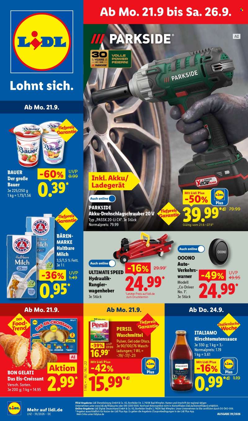 Prospekte Lidl - 21.09.2026 - 26.09.2026.