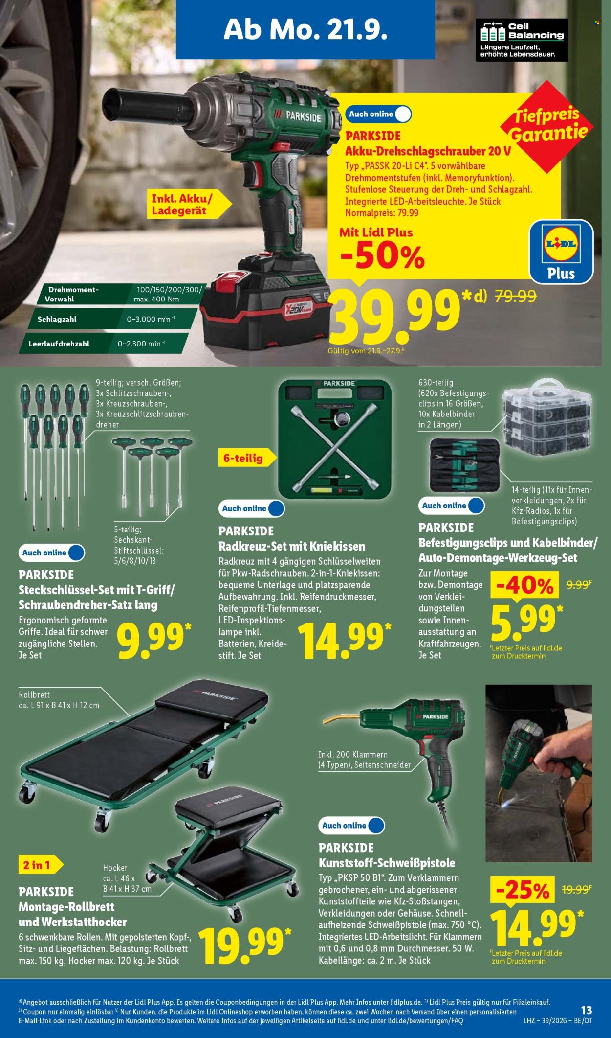 Lidl Prospekte  - 21.09.2026 - 26.09.2026. Seite 25