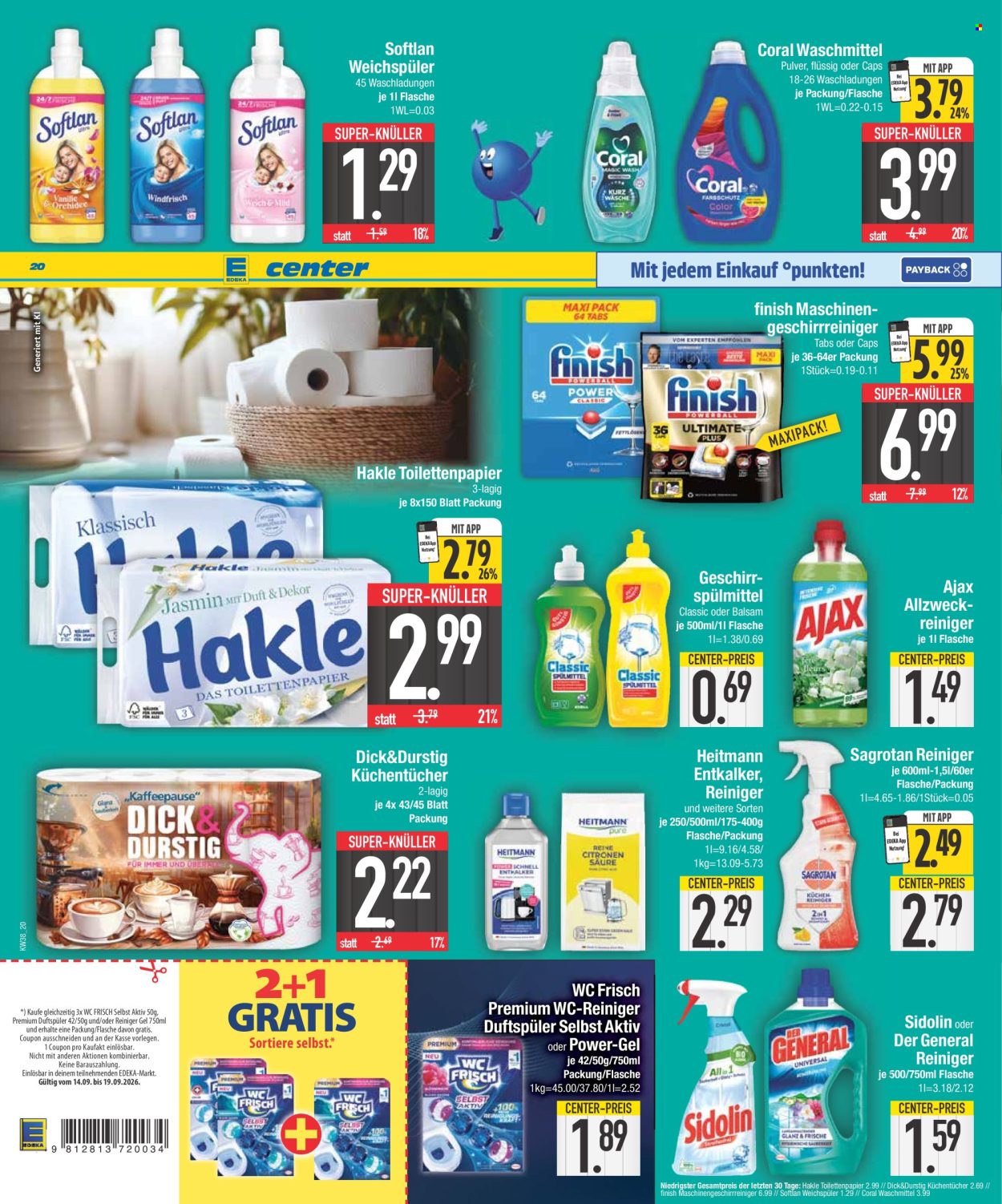 Edeka Prospekte  - 14.09.2026 - 19.09.2026. Seite 20