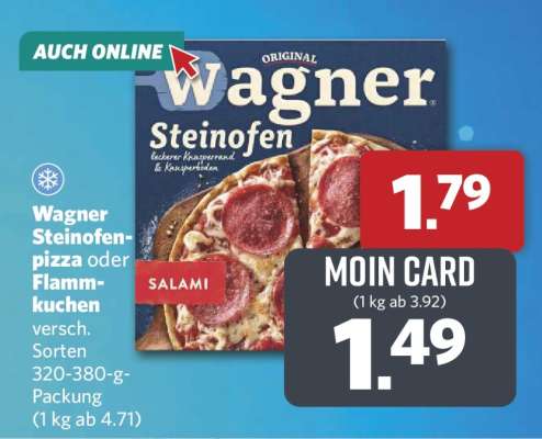 Wagner Steinofen Pizza oder Flammkuchen
