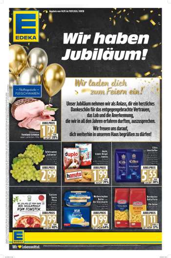 Prospekte Edeka - 14.09.2026 - 19.09.2026.