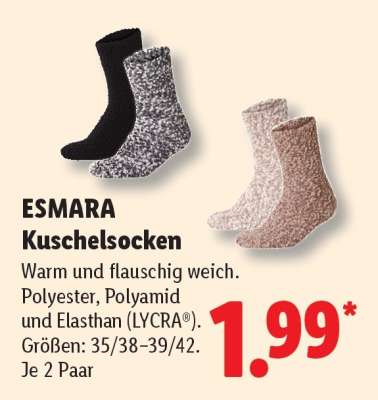Esmara Kuschelsocken