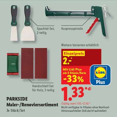PARKSIDE Maler-/Renoviersortiment