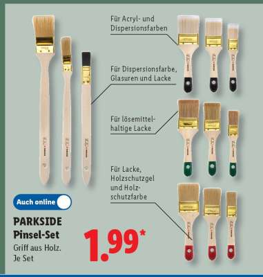 PARKSIDE Pinsel-Set