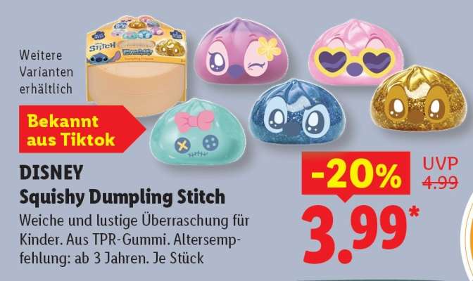 DISNEY Squishy Dumpling Stitch