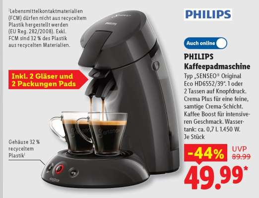 PHILIPS Kaffeepadmaschine