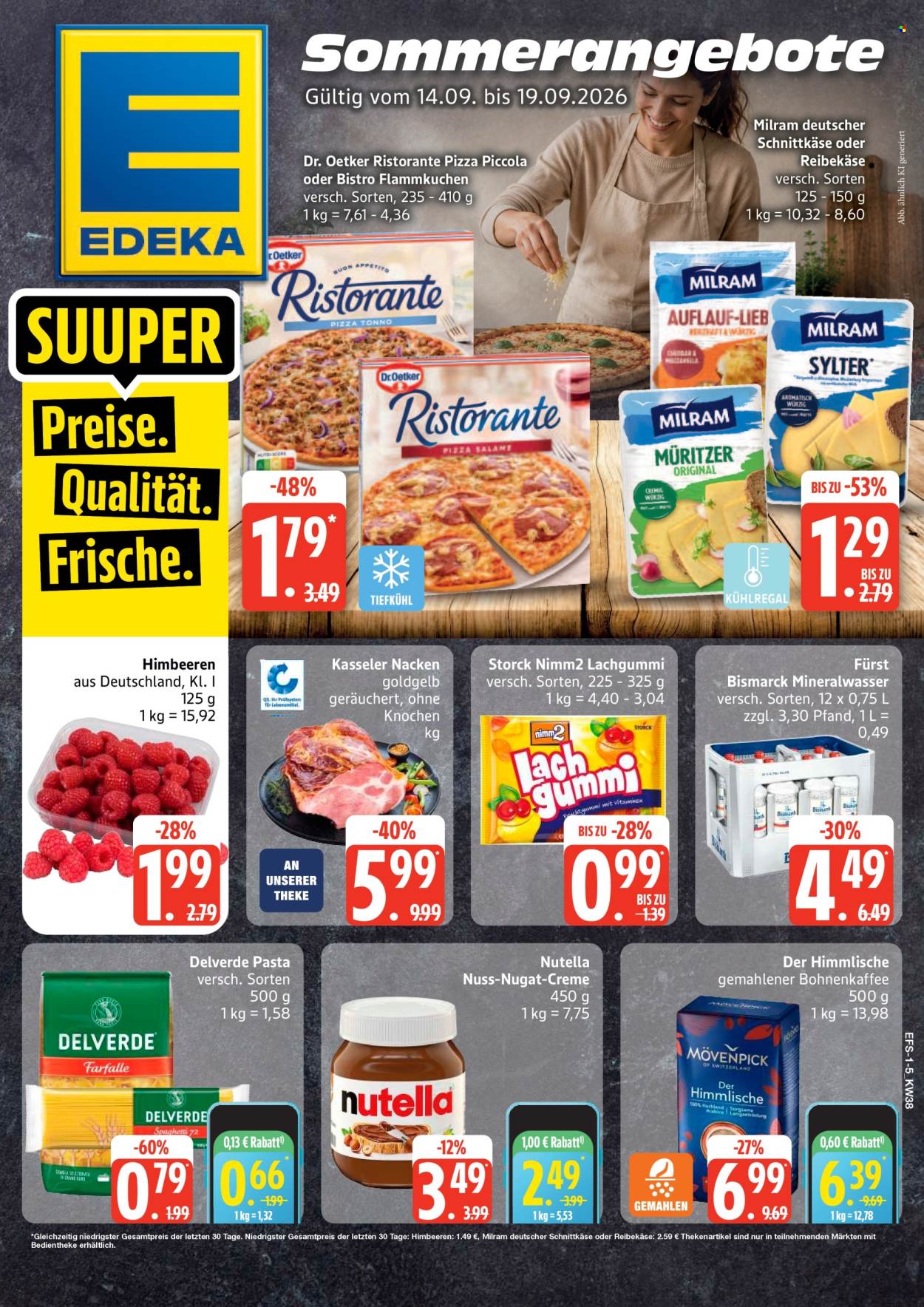 Edeka Prospekte  - 14.09.2026 - 19.09.2026. Seite 1