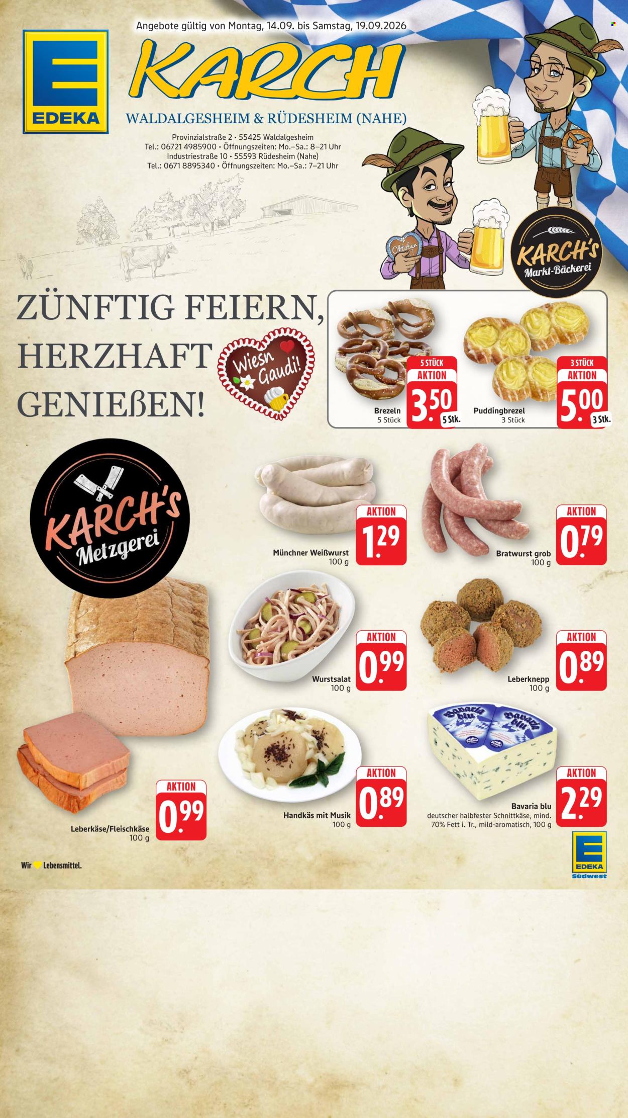 Edeka Prospekte  - 14.09.2026 - 19.09.2026. Seite 1