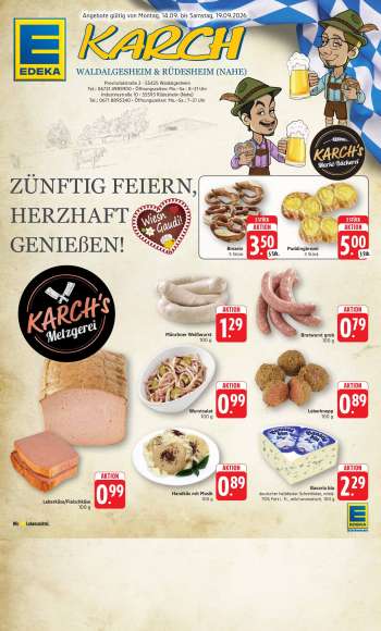 Prospekte Edeka - 14.09.2026 - 19.09.2026.