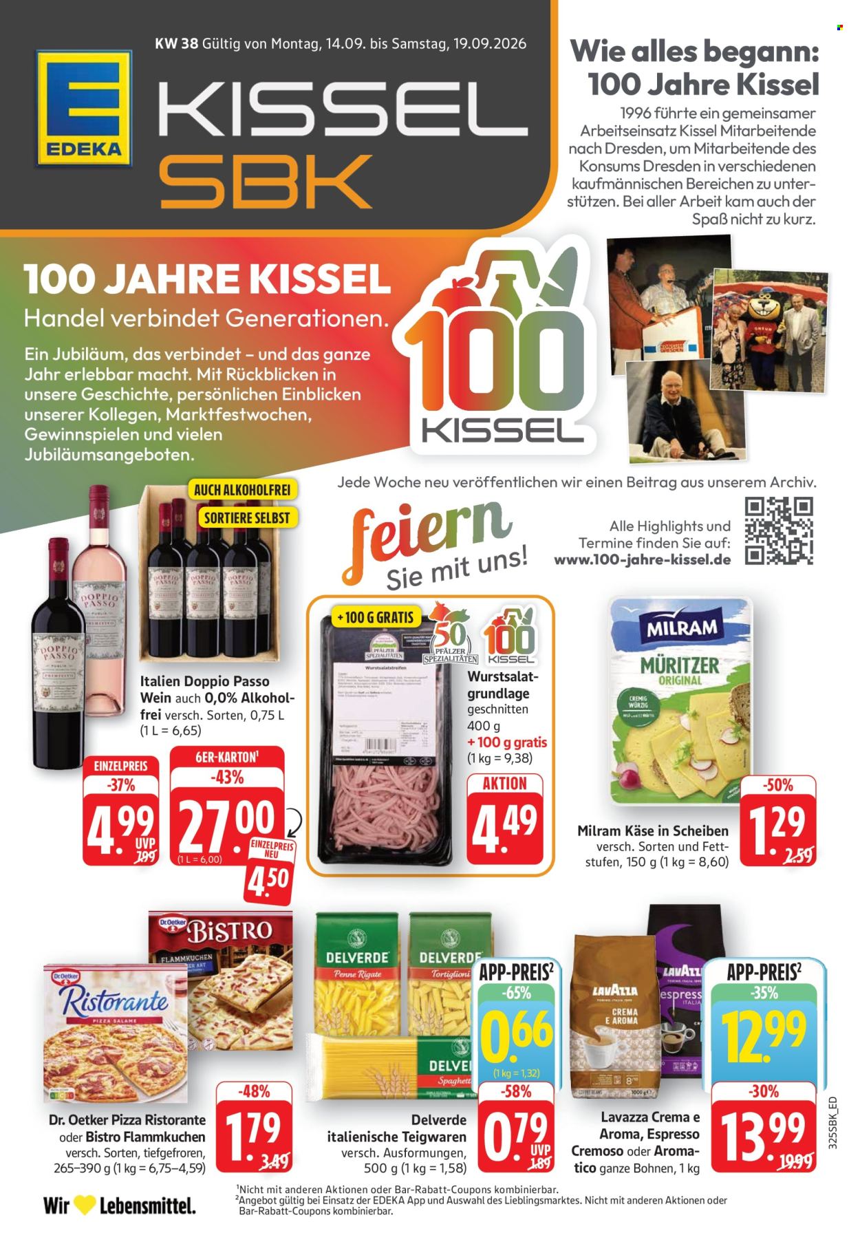 Edeka Prospekte  - 14.09.2026 - 19.09.2026. Seite 1