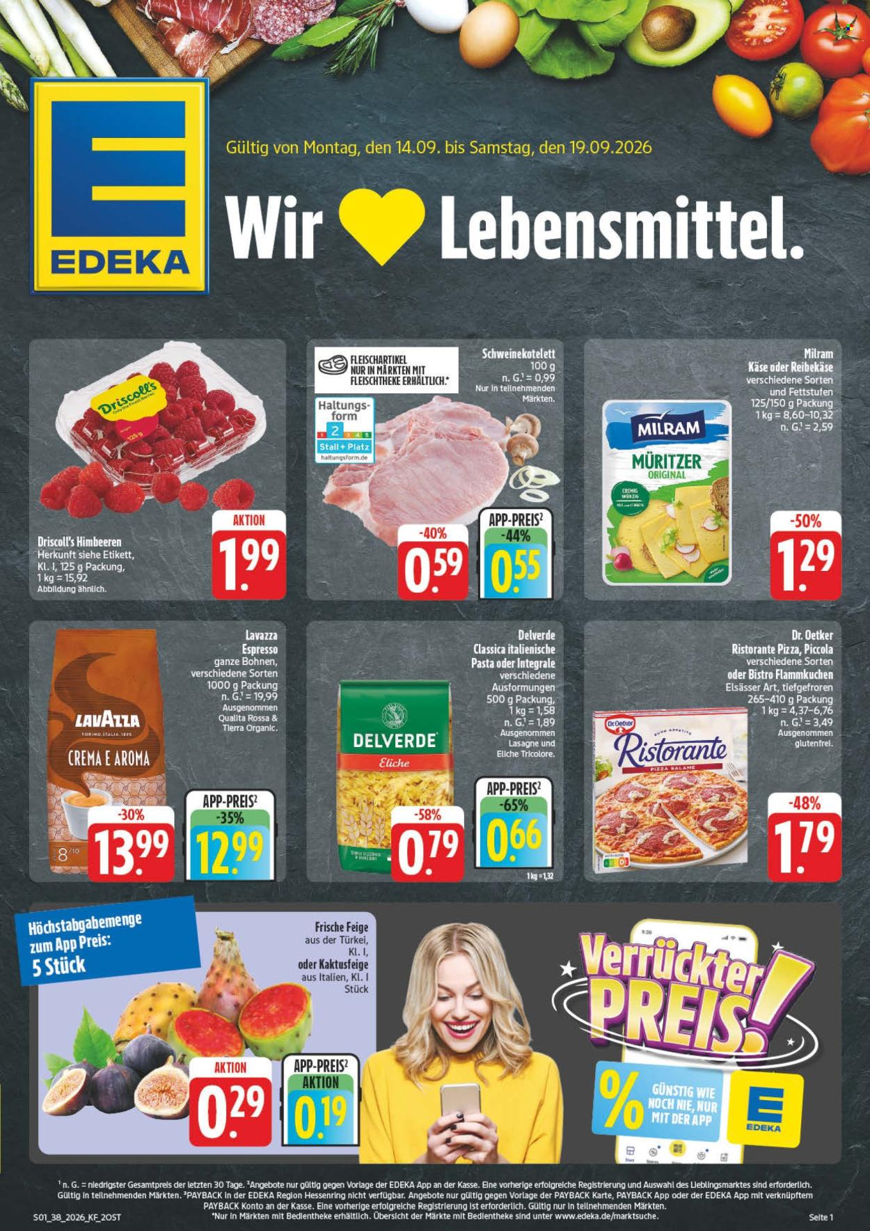 Edeka Prospekte  - 14.09.2026 - 19.09.2026. Seite 1