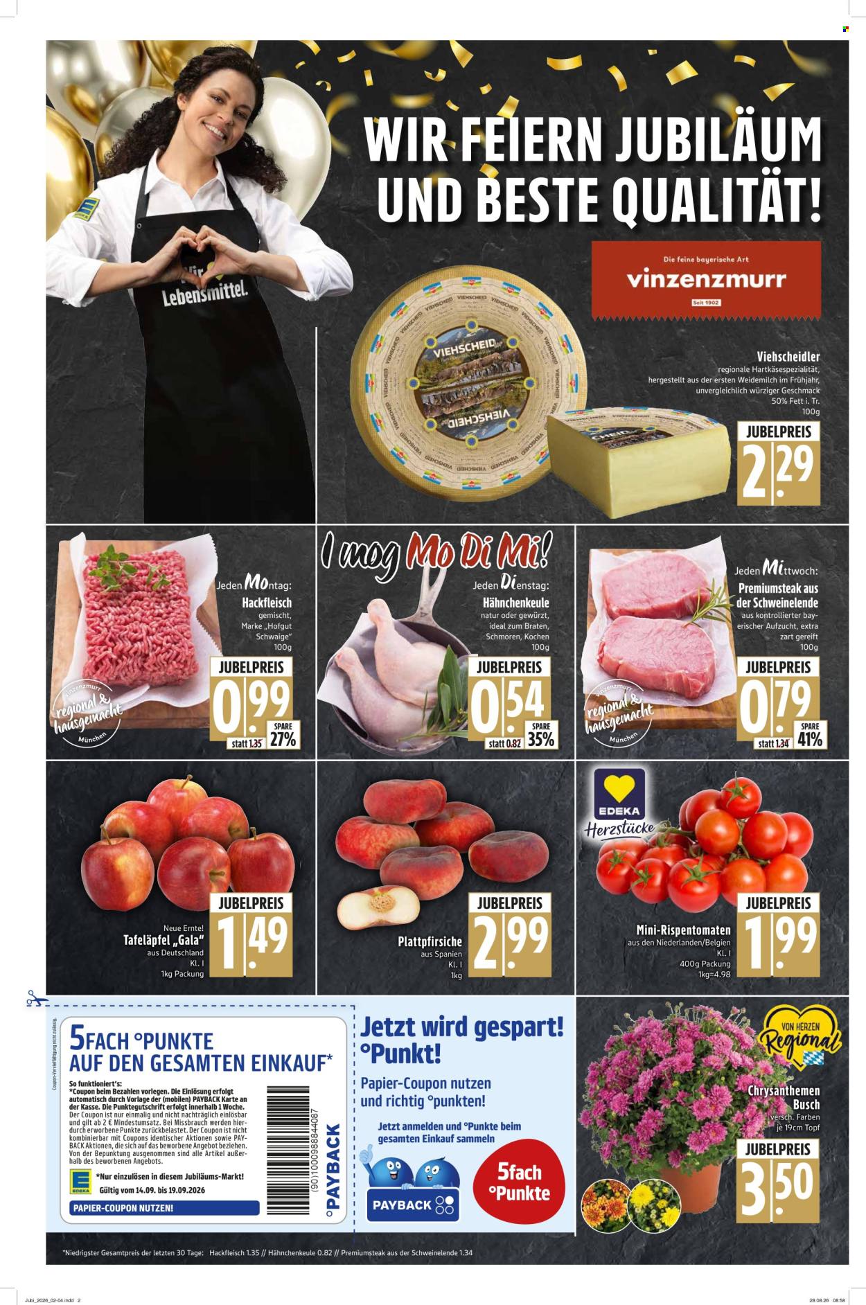 Edeka Prospekte  - 14.09.2026 - 19.09.2026. Seite 2