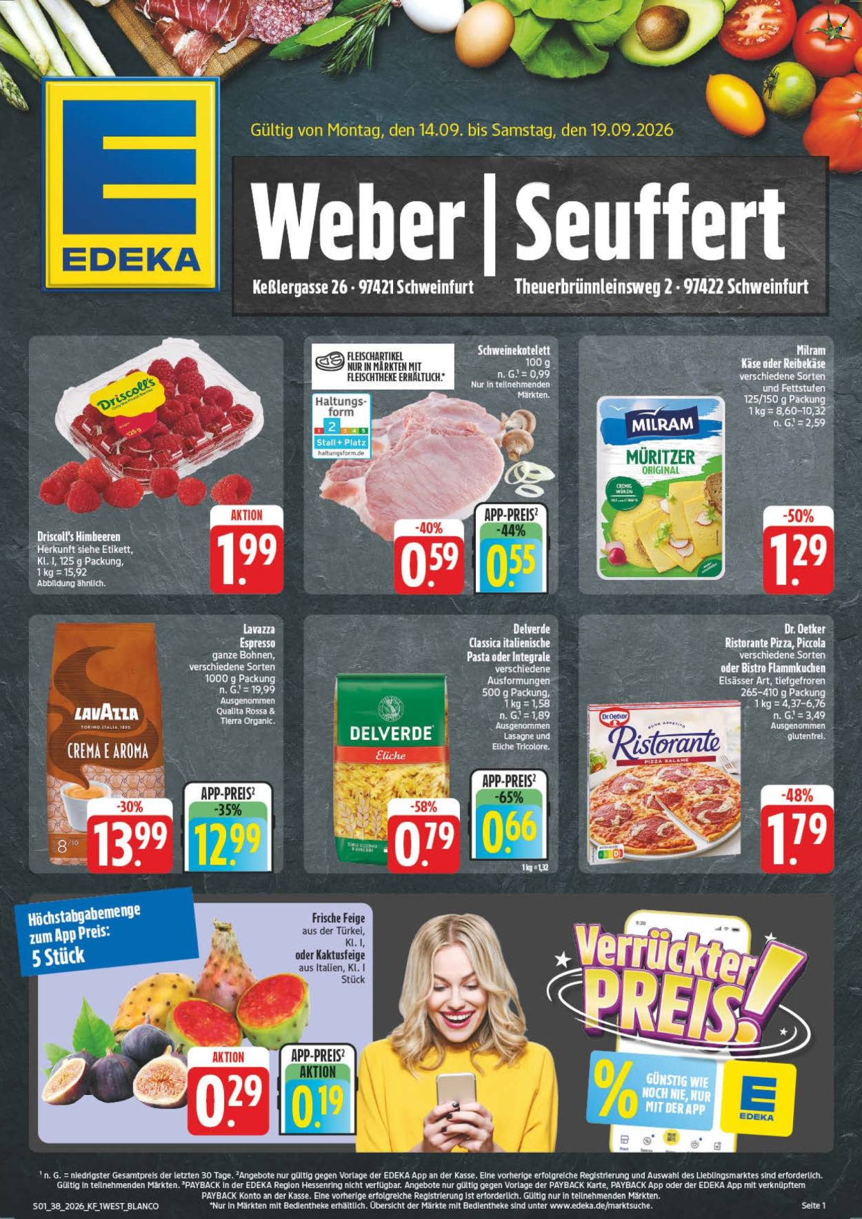 Edeka Prospekte  - 14.09.2026 - 19.09.2026. Seite 1