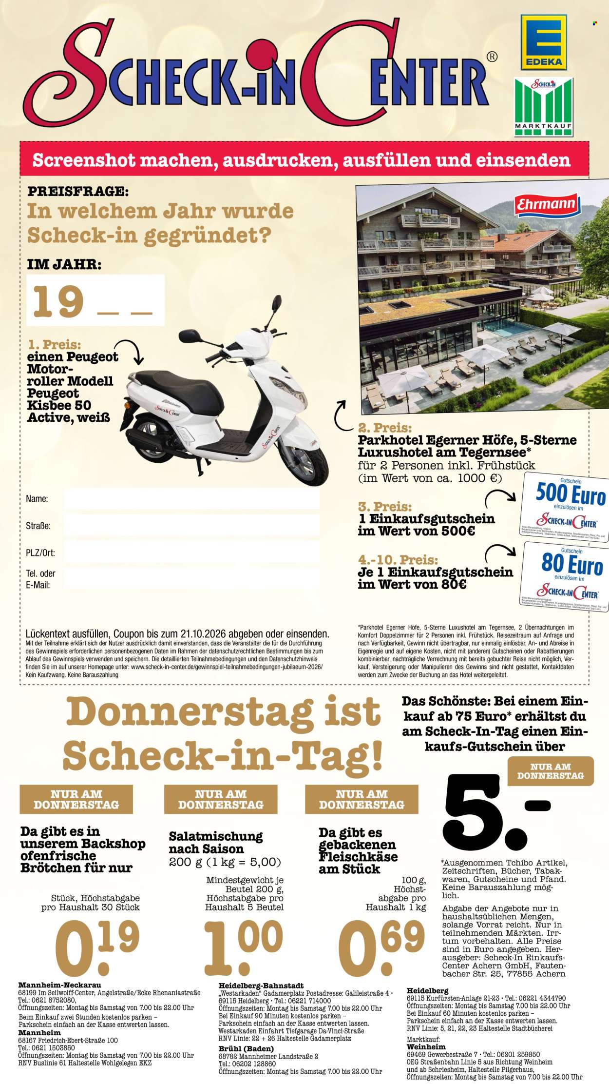 Scheck-in Prospekte  - 14.09.2026 - 19.09.2026. Seite 75
