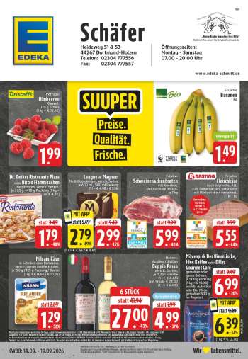 Prospekte Edeka - 14.09.2026 - 19.09.2026.